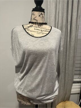 Vince Light Gray Sleeveless Knit Tank Top